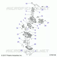 ENGINE, CRANKCASE AND CIGUEÑAL