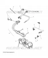 SISTEMA DE COMBUSTIBLE, RAIL, LINES and CUERPO DE MARIPOSA