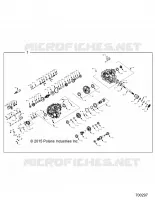 DRIVE TRAIN, PRINCIPAL GEARCASE INTERNALS