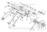 TRASERO ARM PAR TRAIL TOURING 0962262, and EUROPEAN TRAIL TOURING E962262 (4931763176C008)