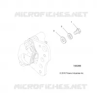 FRENO FRONTAL CALIPER MOUNTING