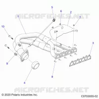 ENGINE, SISTEMA DE ESCAPE, HEADPIPE AND RELATED