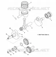 MOTOR, CIGUEÑAL AND PISTÓN