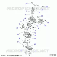 ENGINE, CRANKCASE AND CIGUEÑAL
