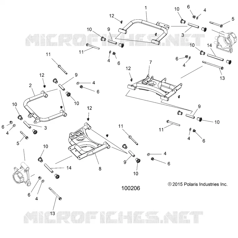 SUSPENSION TRASERA CONTROL ARMS