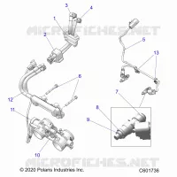 SISTEMA DE COMBUSTIBLE, RAIL, LINES AND THROTTLE BODY