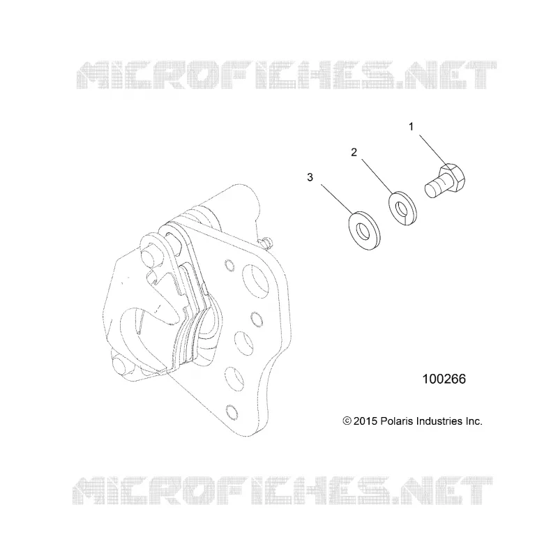 FRENO FRONTAL CALIPER MOUNTING