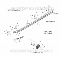 SUSPENSION, montaje en carril (155 Inch)