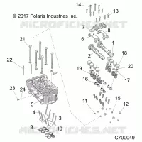 ENGINE, CULATA AND VALVES