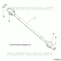 TREN, REAR PROP SHAFT