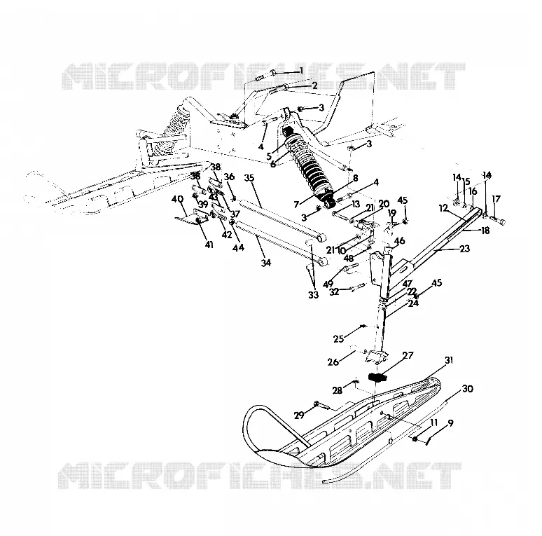 SUSPENSIÓN DELANTERA AND ESQUÍ WIDETRAK (4921302130015A)