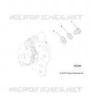 FRENO FRONTAL CALIPER MOUNTING