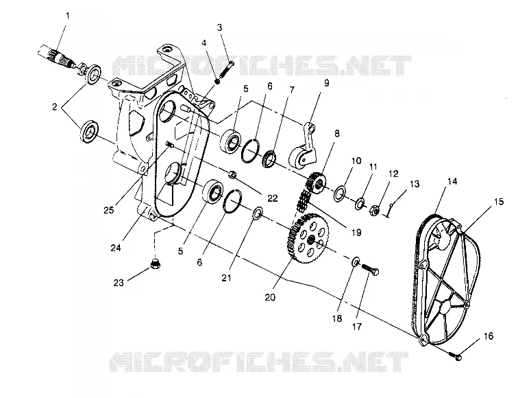CADENACASE ASSEMBLY  TRAIL 0952761 (4928862886B010)