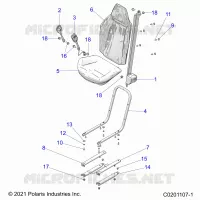 ASIENTO, MOUNTING AND BELTS