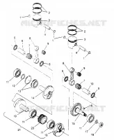 PISTÓN Y CIGÜEÑAL WIDETRAK LX 0952064 AND  EUROPEAN WIDETRAK LX E952064 (4928942894C010)