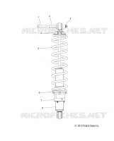 SUSPENSION, SHOCK TRASERO TRACK (7043994)
