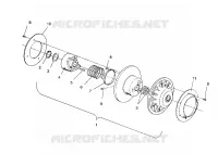 accionado de embrague ASSEMBLY 440 XCR / 0931760 (4923022302024A)