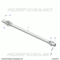 TREN, PROP SHAFT, FRONT