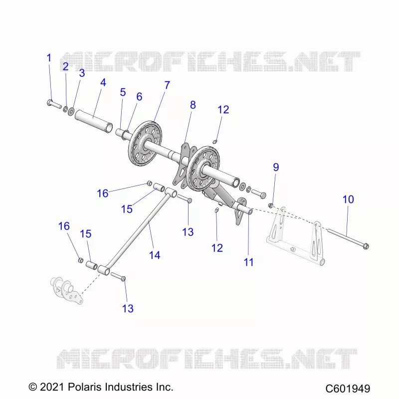 SUSPENSION, TRASERO ARM PAR