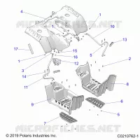 CARROCERÍA POSTERIOR CAB AND FOOTWELL