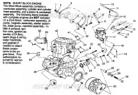 MONTAJE DEL MOTOR Magnum 4X4 W968144 and Swedish Magnum 4X4 S968144 (4936053605A008)