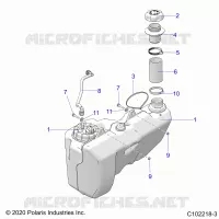 SISTEMA DE COMBUSTIBLE, FUEL TANK