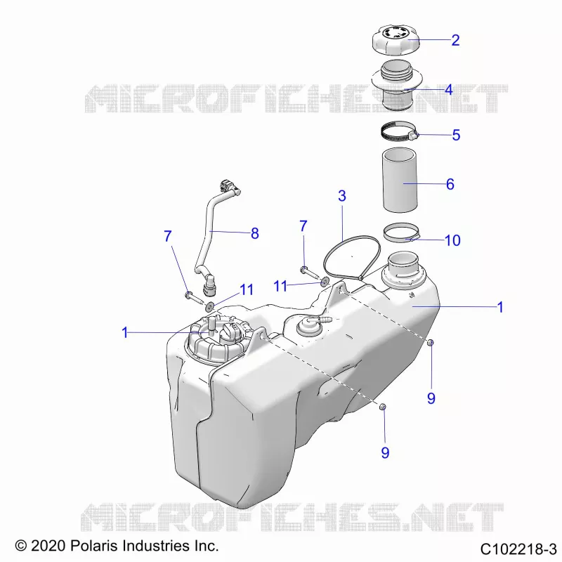 SISTEMA DE COMBUSTIBLE, FUEL TANK