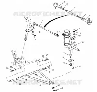 Wishbones Front   TIRANTES DE DIRECCIÓN Trail Blazer W947221 (4926832683B005)