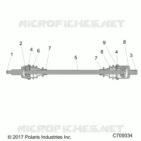 TREN, FRONT HALF SHAFT