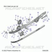 SUSPENSION, RAIL BEAM LH/RH