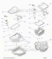 DELANTERA CAJA DE ALMACENAMIENTO