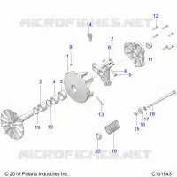 TREN, PRIMARY CLUTCH