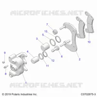 BRAKES, PINZA FRENO TRASEIRA