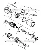 MOTOR DE ARRANQUE SLT 780 B964588 and Intl. SLT 780 I964588 (4935683568C007)