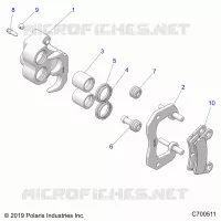 BRAKES, PINZA TRASERA