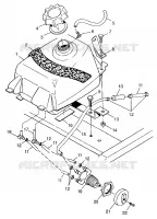 GASOLINA TANK XPLORER 300 W97CC28C (4939813981A014)