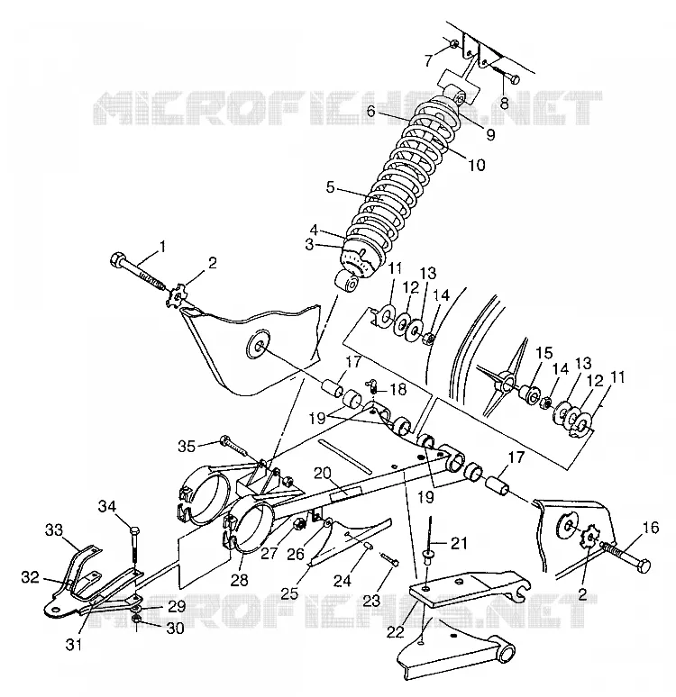 El balanceo del brazo y CHOQUE XPLORER 300 W97CC28C (4939813981C003)
