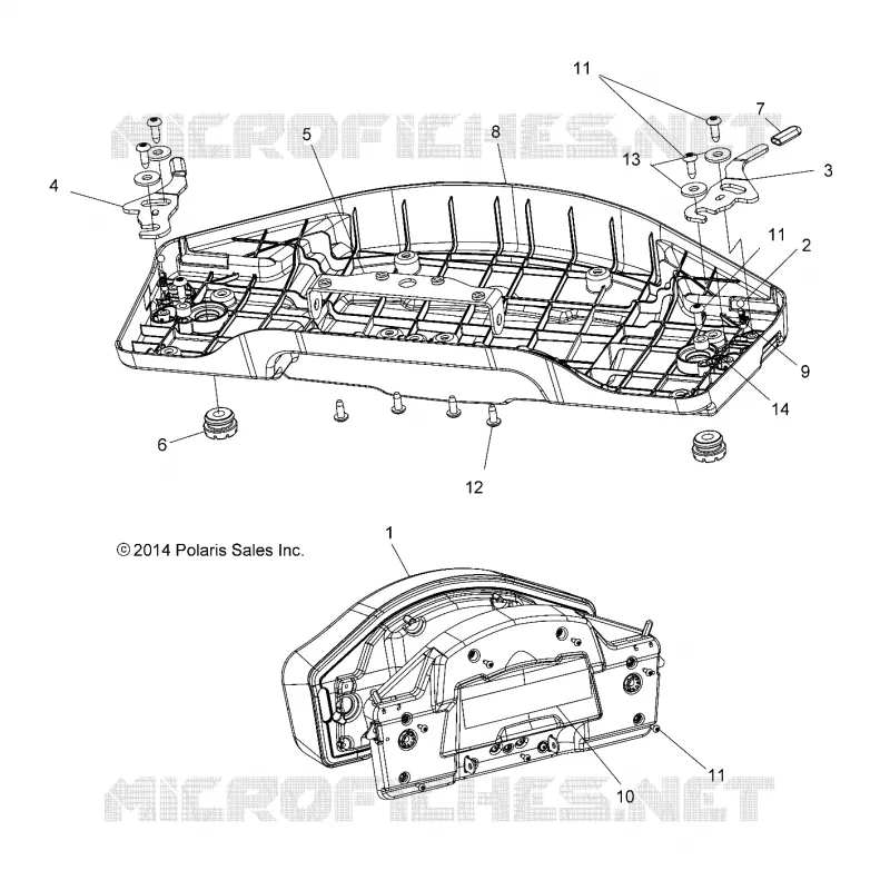 ASIENTO, PASSENGER, BOTTOM