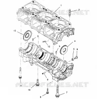 CAJA DEL CIGÜEÑAL ULTRA SKS 0960578, EURO ULTRA SKS E960578, and  ULTRA RMK 0960978 (4931683168C008)