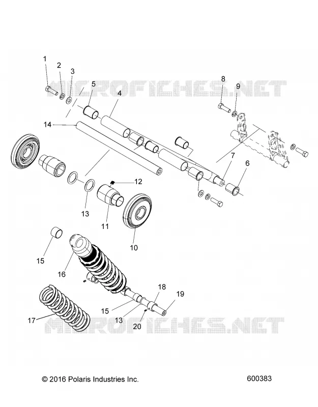 SUSPENSION, TRASERO ARM PAR