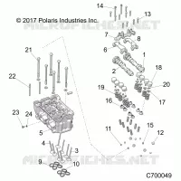 ENGINE, CULATA AND VALVES
