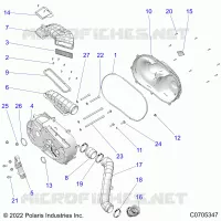 TREN, CLUTCH COVER AND DUCTING