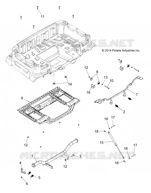 CARROCERÍA POSTERIOR BOX FRAME AND PIVOT