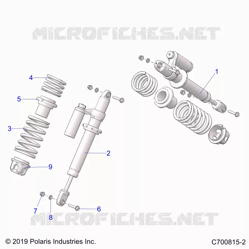 SUSPENSION, CHOQUE FRONTAL MOUNTING