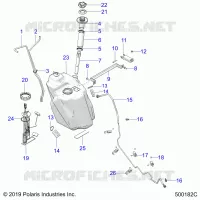 SISTEMA DE COMBUSTIBLE, FUEL TANK ASM.
