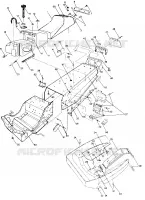 CHASIS AND ASIENTO Sport, Trail, 400 and 600 (4912701270001A)