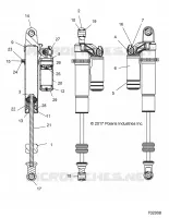 SUSPENSION TRASERA SHOCK INTERNALS