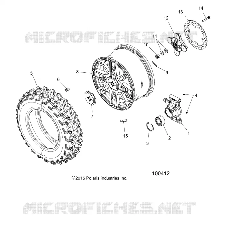 RUEDAS, REAR AND HUB