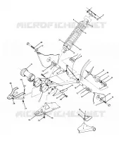 brazo oscilante WLD./CHOQUE TRASERO ASM. 350 4X4