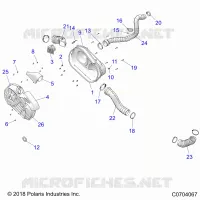 TREN, CLUTCH COVER AND DUCTING